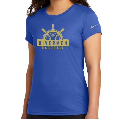 DuPec Baseball 2026 Logo 1 - Women's Swoosh Sleeve rLegend Tee Thumbnail