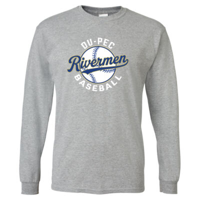 DuPec Baseball 2026 Logo 2 - DryBlend® 50/50 Long Sleeve T-Shirt Thumbnail