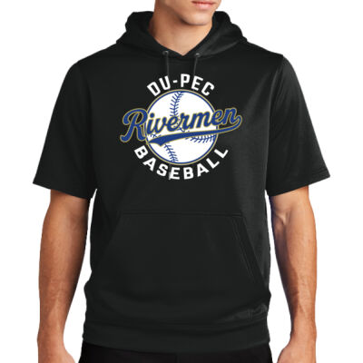 DuPec Baseball 2026 Logo 2 - Sport Wick ® Fleece Short Sleeve Hooded Pullover Thumbnail
