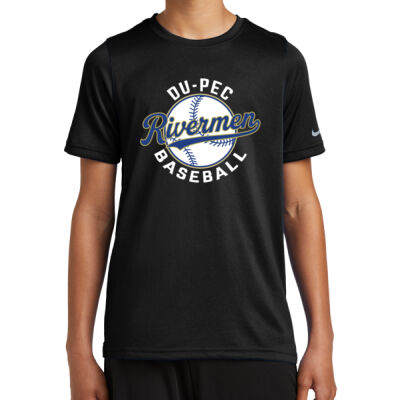 DuPec Baseball 2026 Logo 2 - Youth Swoosh Sleeve rLegend Tee Thumbnail