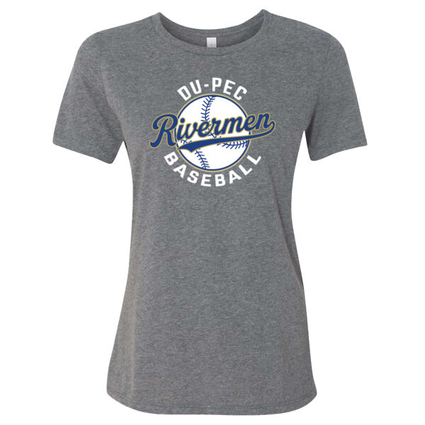 DuPec Baseball 2026 Logo 2 - Women’s Relaxed Fit Heather CVC Tee Thumbnail