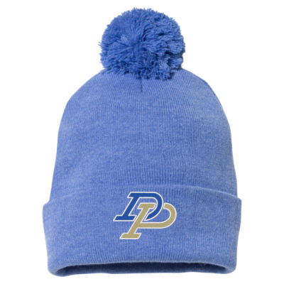 DuPec Baseball 2026 Embroidered Logo - 12" Pom-Pom Cuffed Beanie Thumbnail